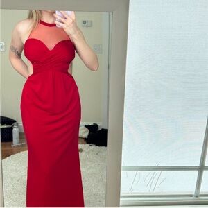 La Femme 21144 Red Prom Dress